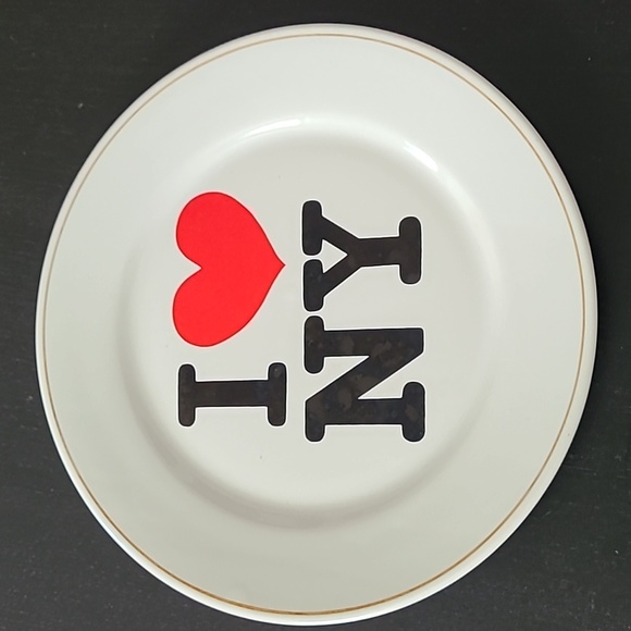 Vintage I love New York Small Souvenir Plate - Picture 1 of 4